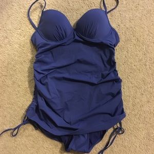 Blue Assets swim dress, used once